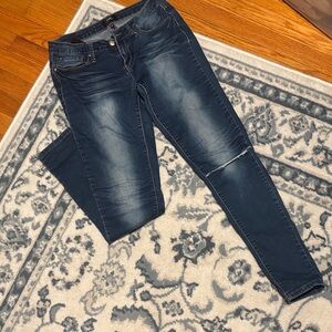Classic Dark Blue Skinny Jeans